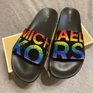 New Michael Kors Gilmore Sandals Sz 10 M